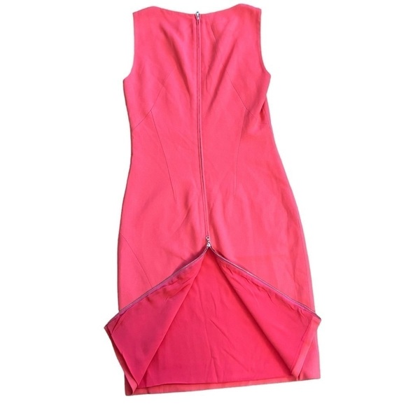Antonio Berardi Salmon Pink Sheath Cocktail Back Zipper Italian Made Women’s S/M - Picture 8 of 15